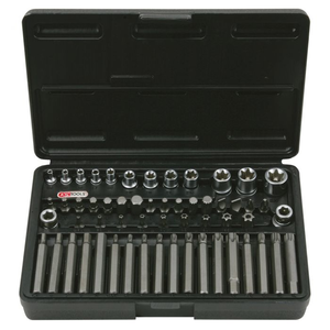 COFFRET TORX PERCÉ 57 PCES 922.4305 1/4'' 3/8'' 1/2'' E4àE20-T20àT6-M5àM12